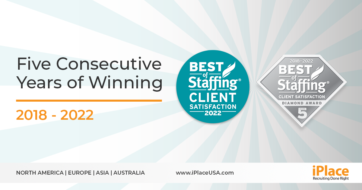 iPlace Wins Best of Staffing Diamond Award for Client Satisfaction iPlace