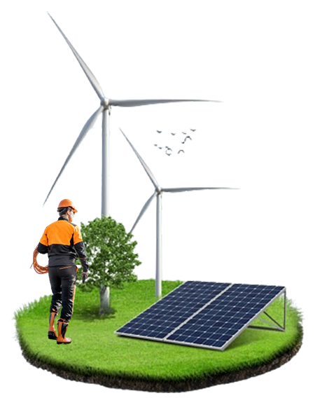 image talks about green energy